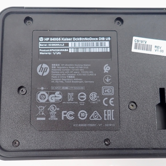 HP 840G5 Kaiser Docking Station Tested Works Well - Picture 7 of 9